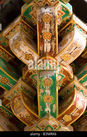 A detail from the Toshogu Shrine in Nikko, Japan. Stock Photo