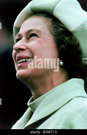 QUEEN ELIZABETH II of Great Britain in 1977 Stock Photo