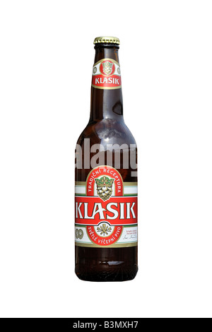 Klasik traditional beer from the Czech Republic Stock Photo