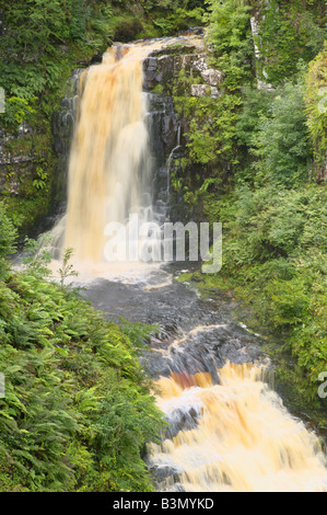 Glenashdale Falls, near Whiting Bay, Isle of Arran, North Ayrshire, Scotland, UK. Stock Photo