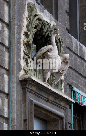 Smart formal and expensive restaurant ' La Maison du Cynge' located at 9 Grand Place in Brussels Belgium Stock Photo