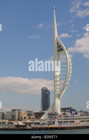 The Spinnaker Tower in Portsmouth UK Stock Photo