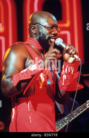ISAAC HAYES  US Soul singer about 1975 Stock Photo