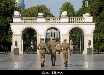 Tomb of the Unknown Soldier Warsaw Stock Photo