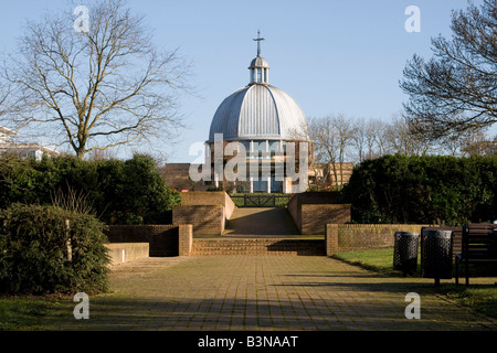 church of christ the cornerstone  Milton Keynes town centre Buckinghamshire South East England Stock Photo