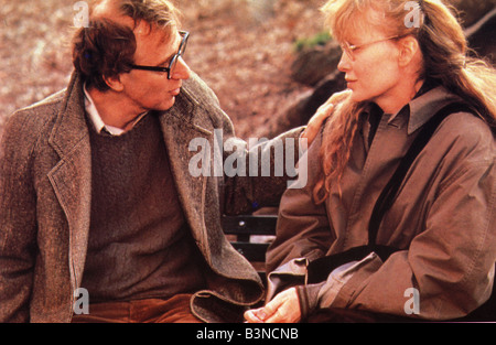 CRIMES AND MISDEMEANORS 1989 Ran/Orion film with Woody Allen and Mia Farrow Stock Photo