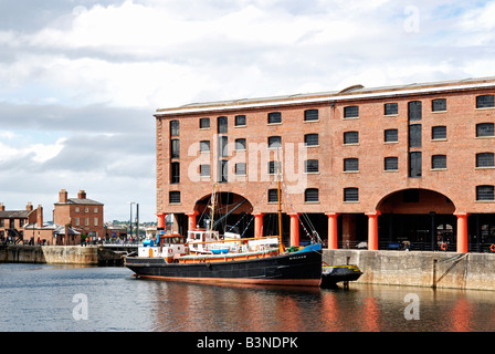 the restored 'albert dock' in liverpool,uk Stock Photo