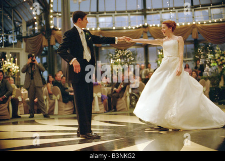 AMERICAN PIE : THE WEDDING 2003 Universal film with Jason Biggs and Alyson Hannigan Stock Photo