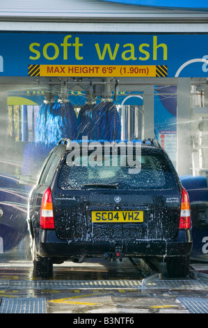 A car wash in Carlisle Cumbria UK Stock Photo