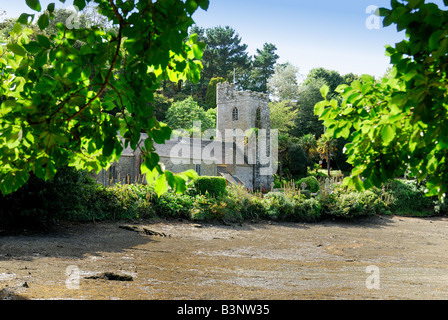 St.Just In Roseland church,Cornwall Stock Photo