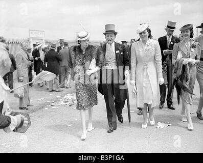 Fashion at Royal Ascot June 1935 Ladies Day women show off their style ...