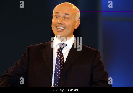 Tory Leader Iain Duncan Smith speaks at the Conservative Party Conference October 2003 Stock Photo