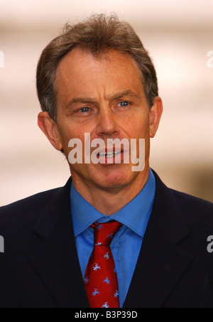 British Prime Minister Tony Blair July 2003 Stock Photo