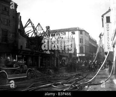 WW2 Norwich Air Raid Bomb Damage June 1943 Church sevice in bombed ...