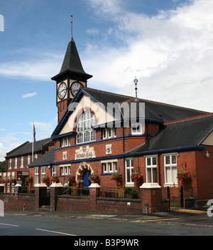 Town Hall or Victoria Hall, Kidsgrove, Stoke-on-Trent, Staffordshire, West Midlands, England Stock Photo