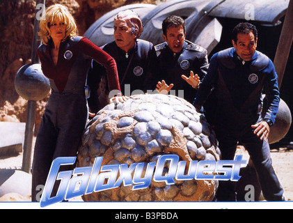 GALAXY QUEST  1999 DreamWorks film wih Sigourney Weaver at left Stock Photo