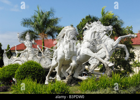 Statues from Balinese mythology in Gianyar, Bali, Indonesia Stock Photo