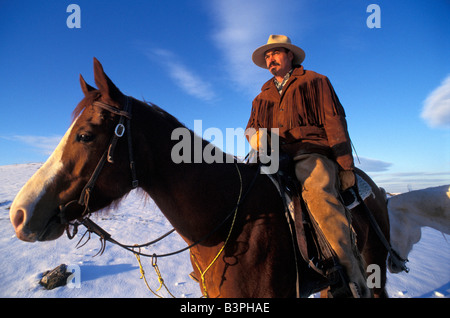 Riding on horseback, Stappoli, Molise, Italy Stock Photo