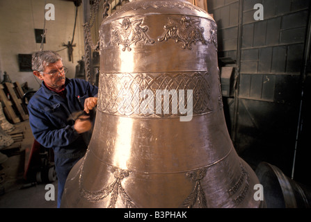 Marinelli bells factory, Agnone, Molise, Italy Stock Photo