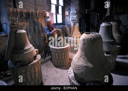 Marinelli bells factory, Agnone, Molise, Italy Stock Photo