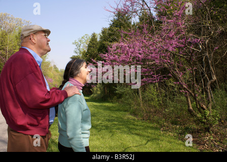 Enjoying Springtime Stock Photo
