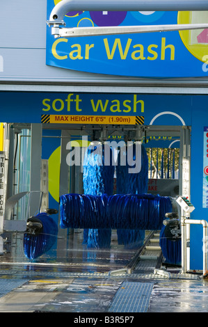 A car wash in Carlisle Cumbria UK Stock Photo