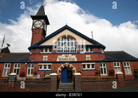 Town Hall or Victoria Hall, Kidsgrove, Stoke-on-Trent, Staffordshire, West Midlands, England Stock Photo