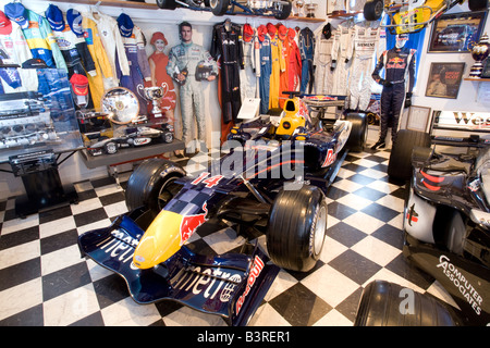 Red Bull racing car F1 in the David Coulthard Museum Twynholm Dumfries and Galloway Scotland UK Stock Photo