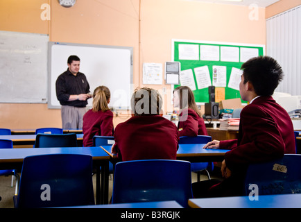Teaching going on in a Classroom at the royal alexandra and albert school Redhill Surrey this is a state boarding school Stock Photo
