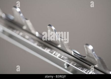 Blade of a new hedge trimmer Stock Photo