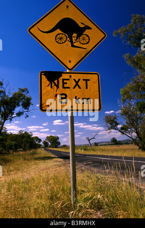 Road sign, Australia Stock Photo