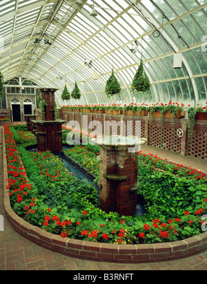 PHIPPS CONSERVATORY, SCHENLEY PARK, PITTSBURGH, PENNSYLVANIA, USA Stock Photo