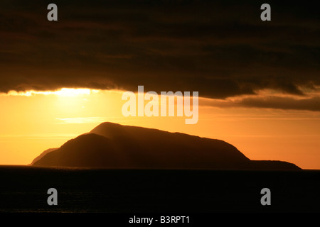 Sunset over Ring of Kerry, Ireland Stock Photo