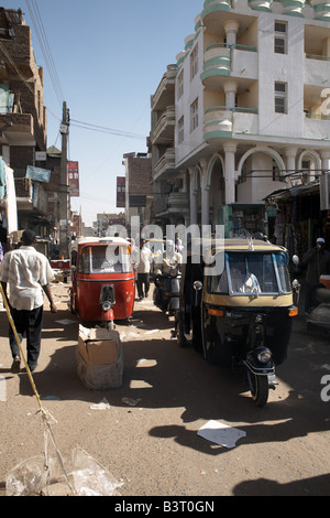 Street scene in Omdurman, Khartoum, Sudan Stock Photo