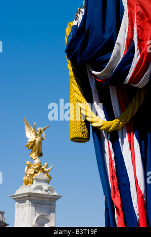 England london queen Victoria memorial buckingham palace Stock Photo