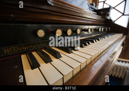 Organ made by W. Doherty & Co Stock Photo