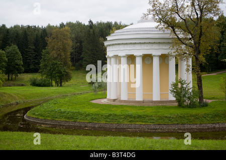 The Temple of Friendship was erected by Charles Cameron in 1782. Pavlovsk Stock Photo