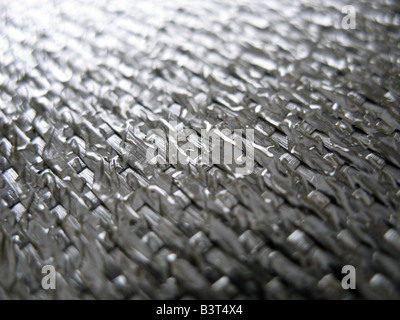 Real carbon fiber in its raw form ultra shallow depth of field Stock Photo