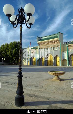 Main gate of the Royal Palace of Fes, Fes, Morocco Stock Photo - Alamy