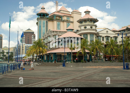 Mauritius, Port Louis. Le Caudan Waterfront. Stock Photo