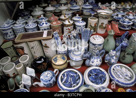 Asia, China, Tongli. Porcelain shop selection. Stock Photo