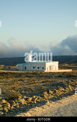 Oman, Dhofar Region. SHAAT Village Mosque Stock Photo