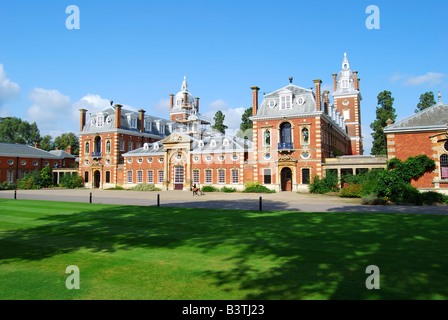 View of the main College buildings from the south front, Wellington College, Crowthorne, Berkshire, United Kingdom Stock Photo