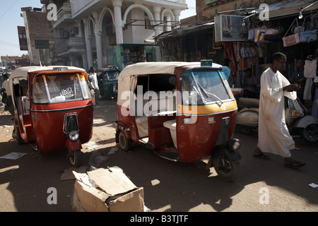 Street scene in Omdurman, Khartoum, Sudan Stock Photo