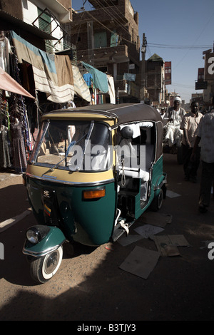 Street scene in Omdurman, Khartoum, Sudan Stock Photo