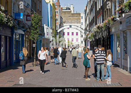 Carnaby Street soho central london england uk gb Stock Photo