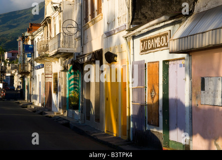 MARTINIQUE. French Antilles. West Indies. Street in St. Pierre. Stock Photo