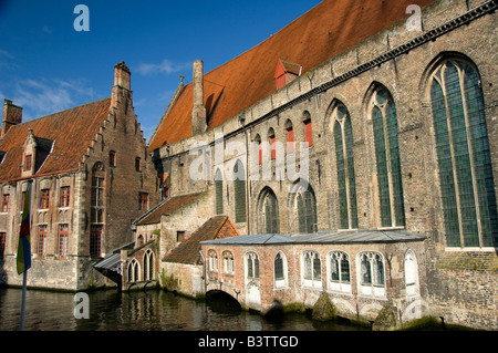 Europe, Belgium, Brugge (aka Brug or Bruge). Historic Brugge, UNESCO World Heritige Site. Stock Photo