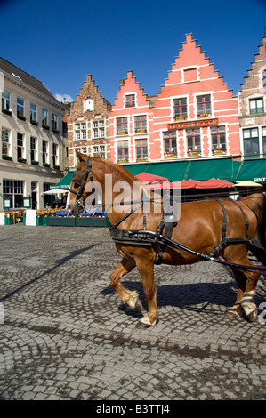 Europe, Belgium, Brugge. Historic Brugge, UNESCO World Heritige Site. Stock Photo
