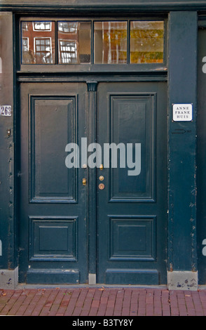 The front door to the Anne Frank Huis (House) Stock Photo